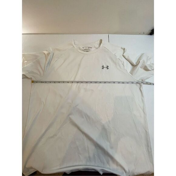 Under Armour mens white tshirt XL The Tech Tee - Picture 3 of 5